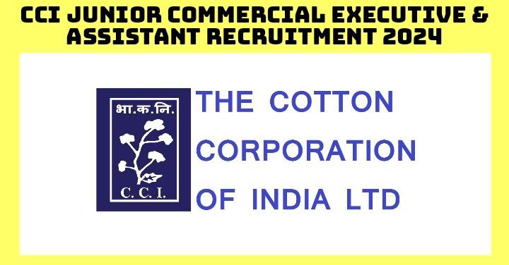 CCI Junior Commercial Executive & Assistant Recruitment 2024 – Apply ...